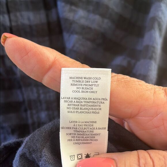 Rails Powell Plaid Seersucker Long Sleeve Button Down Shirt Size XL NWOT - Picture 6 of 7